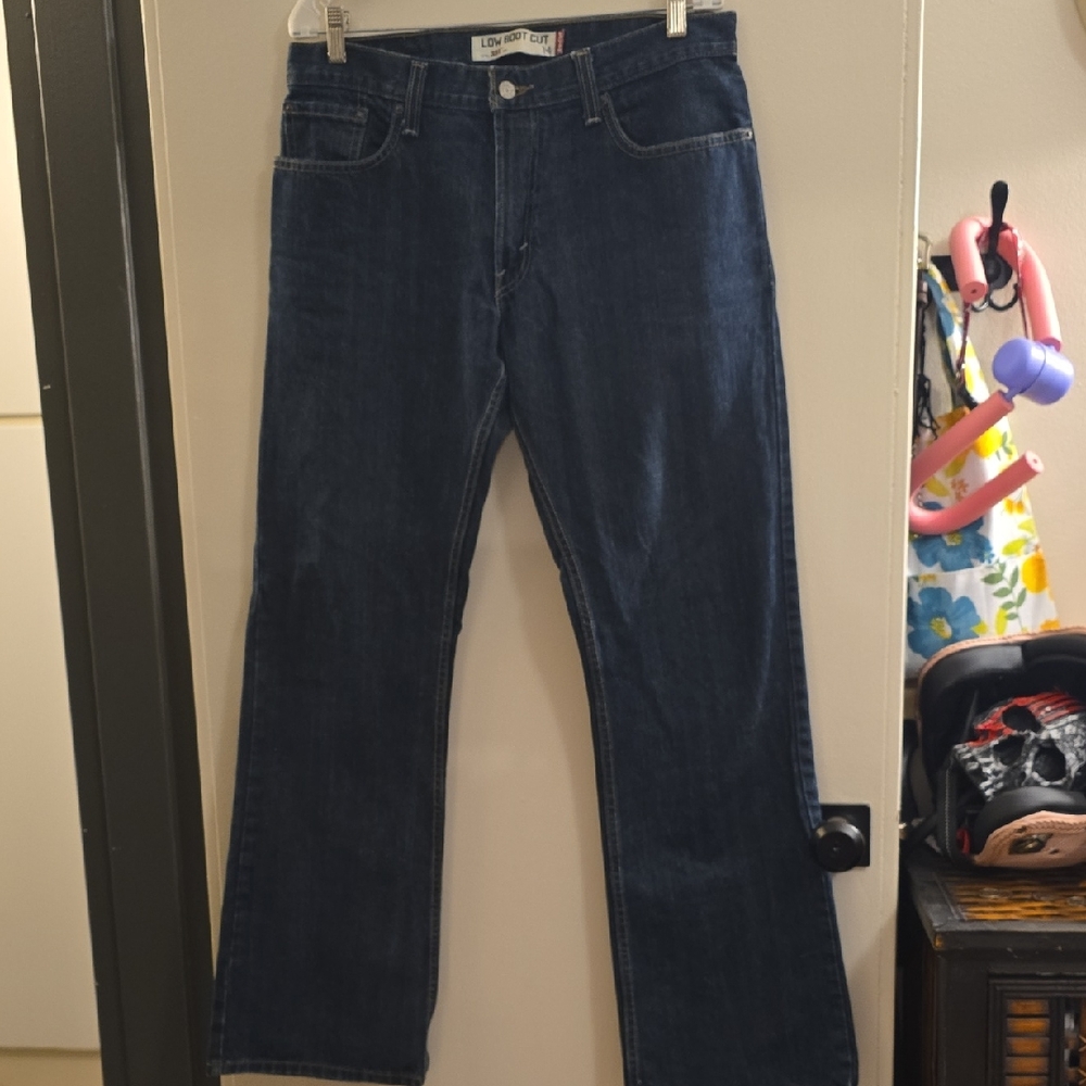 Levis 527 Size 33x32 Classic Indigo Bootcut Jeans